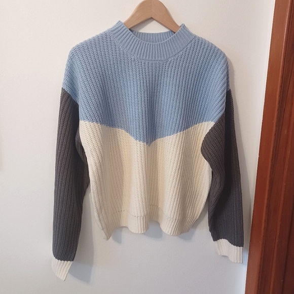 ⛔️SOLD⛔️🆕️NWT Buffalo by David Bitton Tricolor Knit Sweater - Picture 4 of 16
